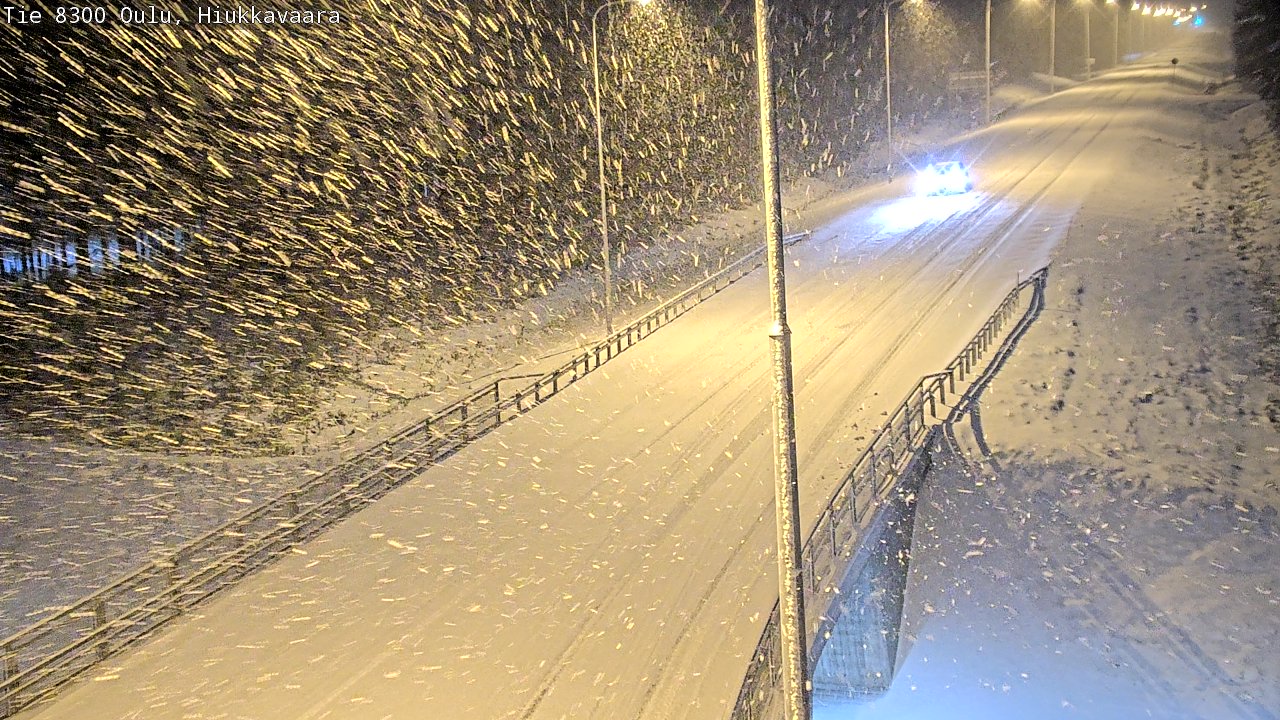 Kelikamerat Kuva tie 8300 Oulu Hiukkavaara, Oulu, Pohjois-Pohjanmaa