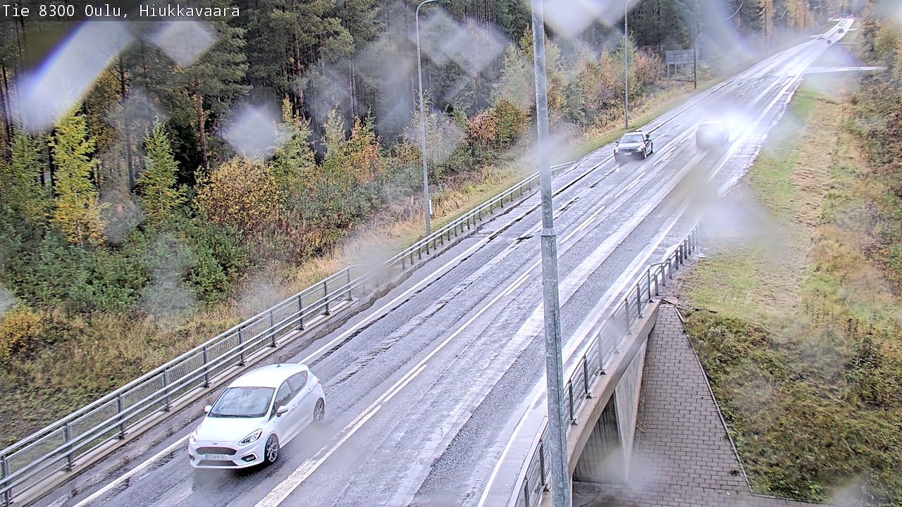 Weather Camera Image road 8300 Oulu Hiukkavaara, Oulu, Pohjois-Pohjanmaa