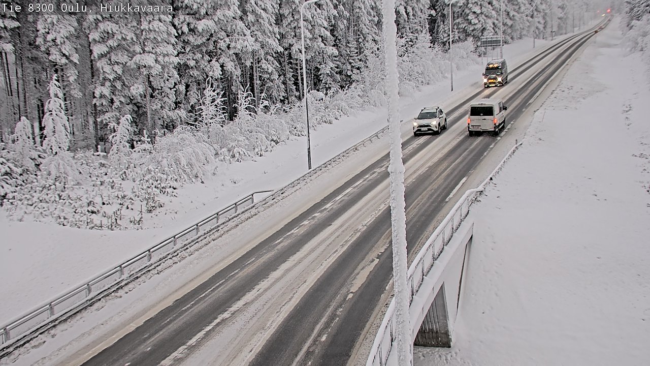 Kelikamerat Kuva tie 8300 Oulu Hiukkavaara, Oulu, Pohjois-Pohjanmaa