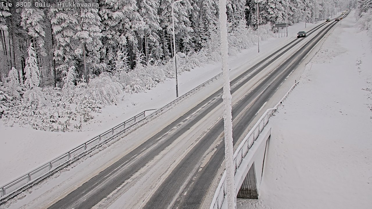 Kelikamerat Kuva tie 8300 Oulu Hiukkavaara, Oulu, Pohjois-Pohjanmaa