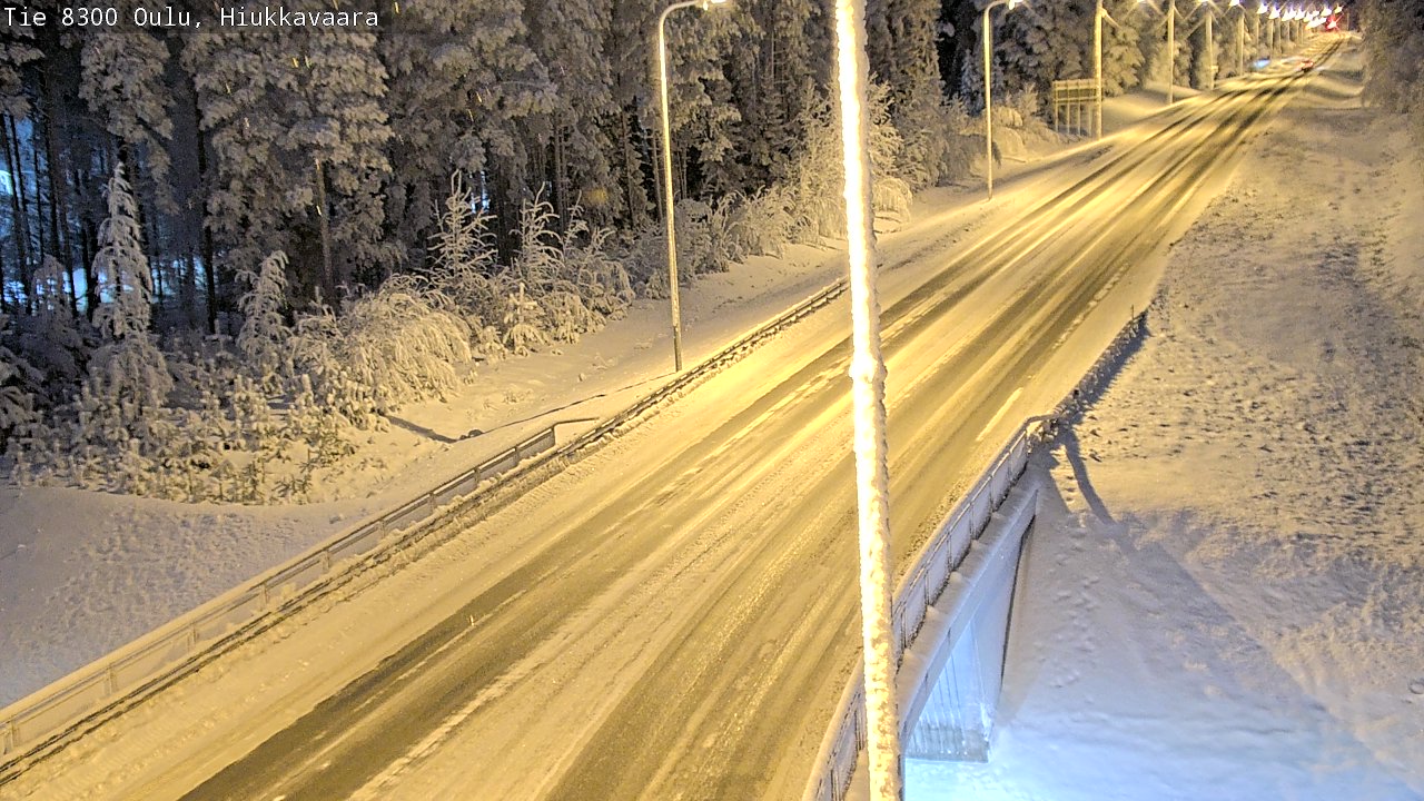 Kelikamerat Kuva tie 8300 Oulu Hiukkavaara, Oulu, Pohjois-Pohjanmaa