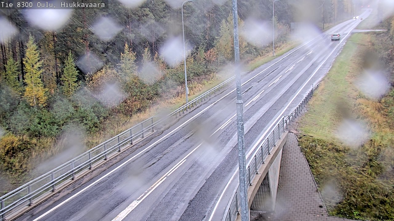 Weather Camera Image road 8300 Oulu Hiukkavaara, Oulu, Pohjois-Pohjanmaa