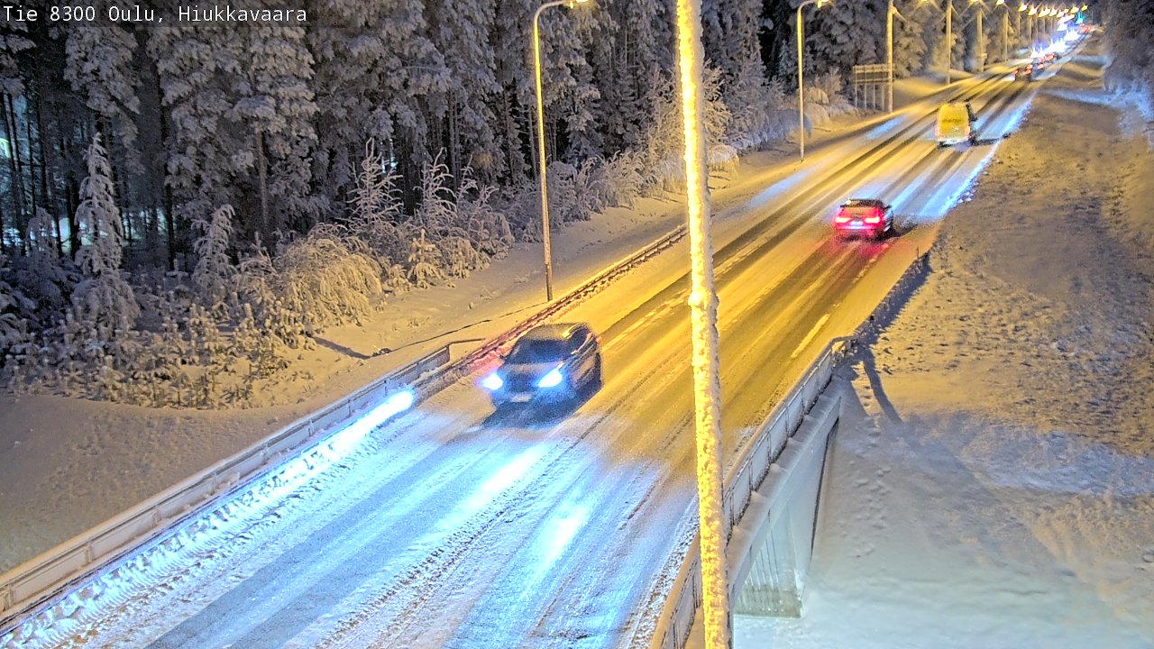 Kelikamerat Kuva tie 8300 Oulu Hiukkavaara, Oulu, Pohjois-Pohjanmaa