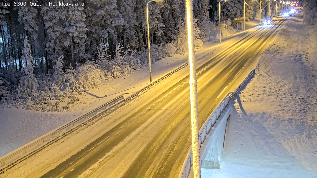 Kelikamerat Kuva tie 8300 Oulu Hiukkavaara, Oulu, Pohjois-Pohjanmaa