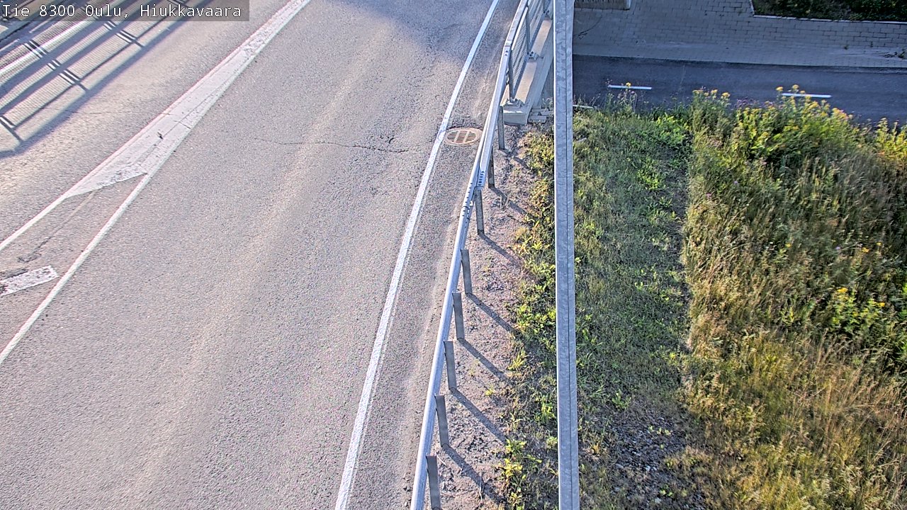 Kelikamerat Kuva tie 8300 Oulu Hiukkavaara, Oulu, Pohjois-Pohjanmaa
