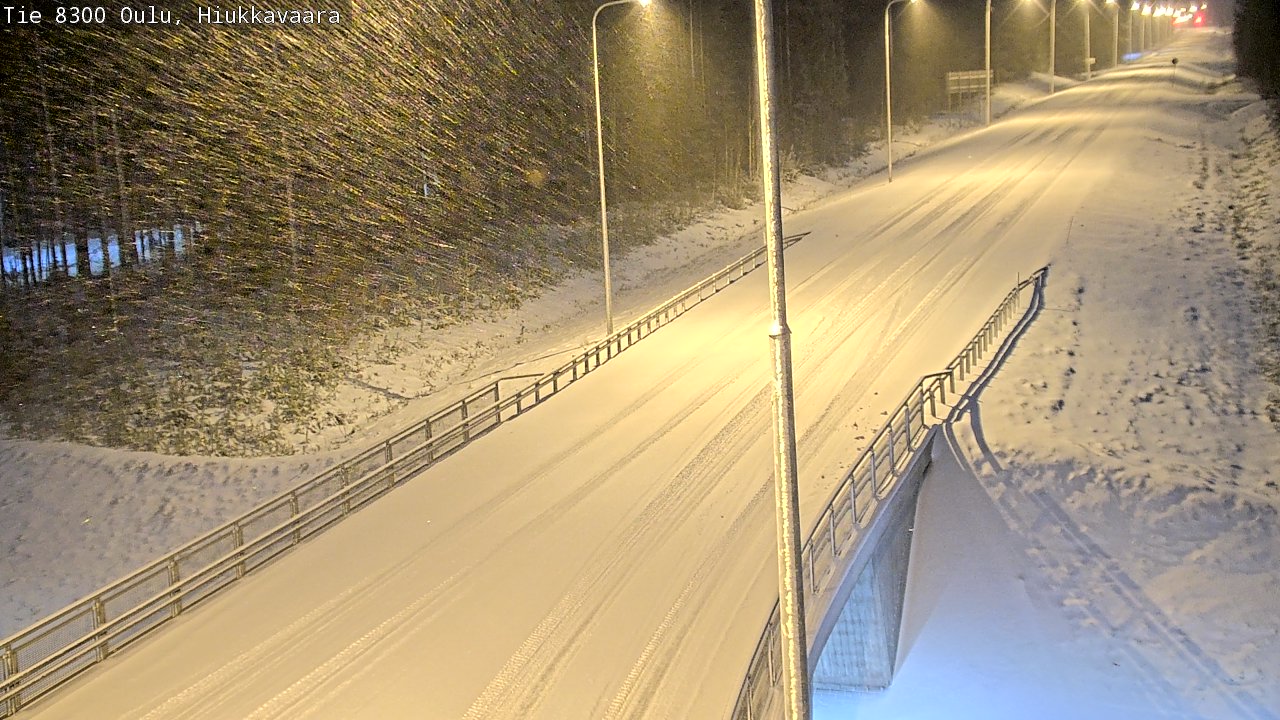 Kelikamerat Kuva tie 8300 Oulu Hiukkavaara, Oulu, Pohjois-Pohjanmaa