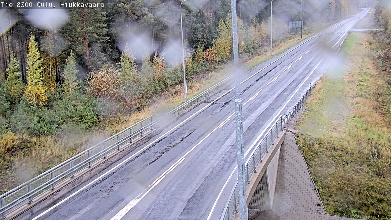 Weather Camera Image road 8300 Oulu Hiukkavaara, Oulu, Pohjois-Pohjanmaa