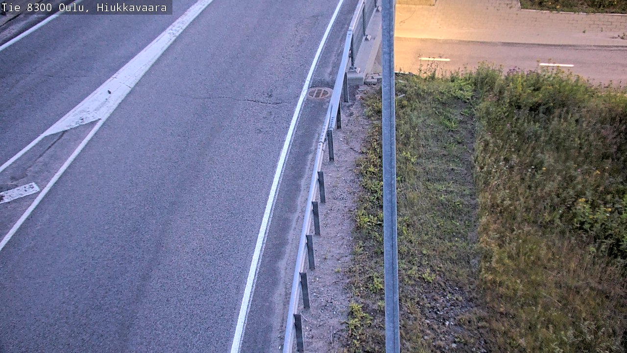 Kelikamerat Kuva tie 8300 Oulu Hiukkavaara, Oulu, Pohjois-Pohjanmaa