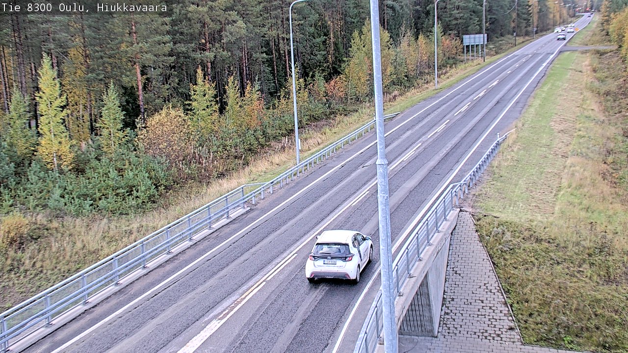 Weather Camera Image road 8300 Oulu Hiukkavaara, Oulu, Pohjois-Pohjanmaa