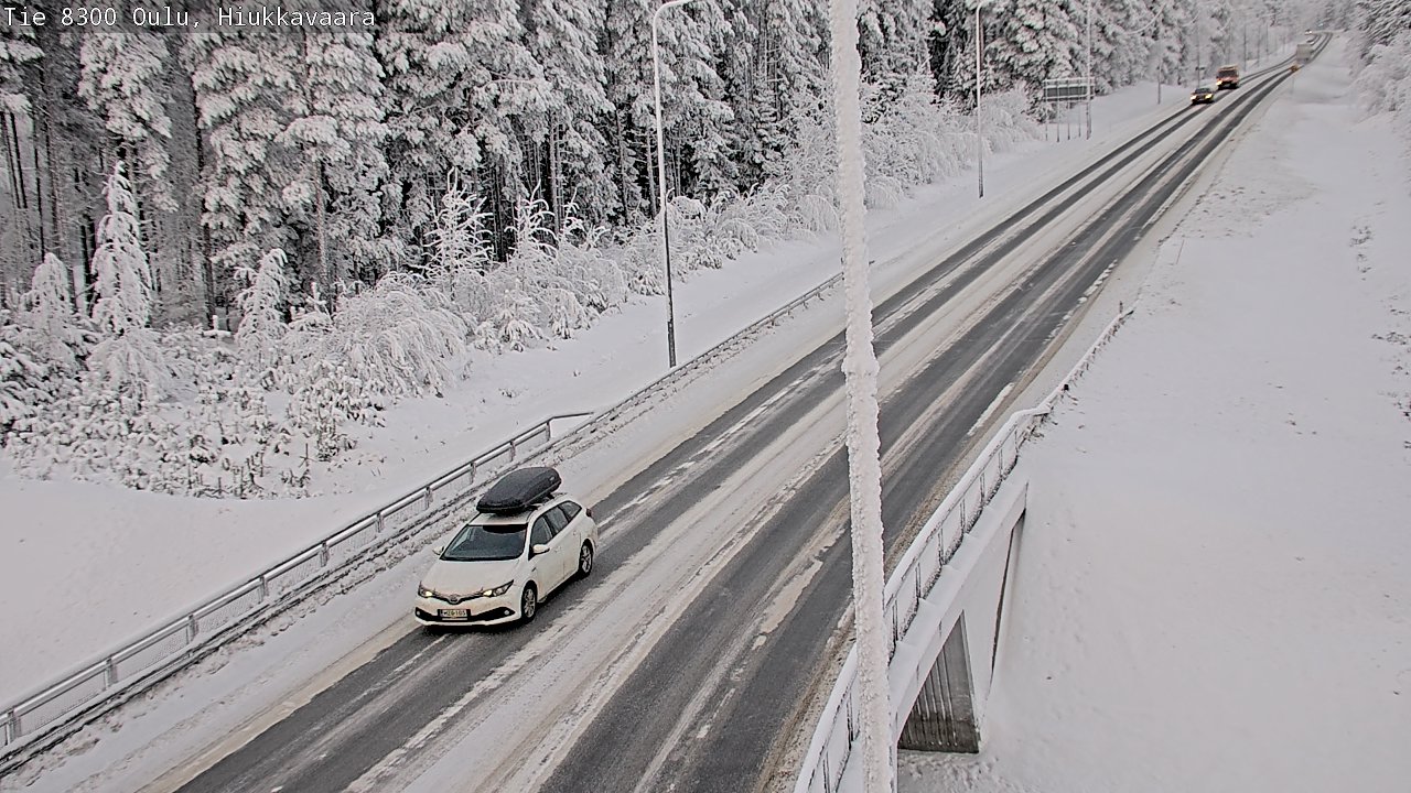Kelikamerat Kuva tie 8300 Oulu Hiukkavaara, Oulu, Pohjois-Pohjanmaa