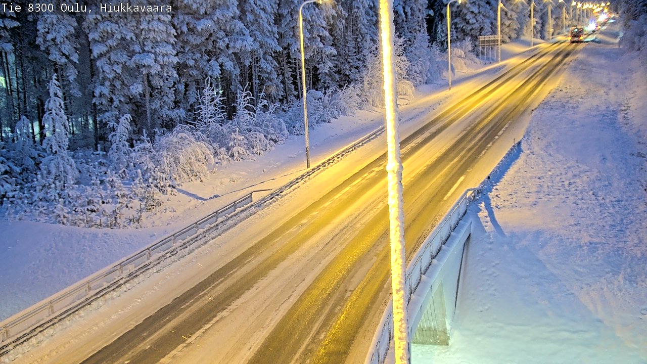 Kelikamerat Kuva tie 8300 Oulu Hiukkavaara, Oulu, Pohjois-Pohjanmaa