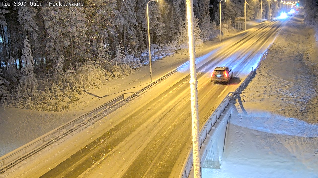 Kelikamerat Kuva tie 8300 Oulu Hiukkavaara, Oulu, Pohjois-Pohjanmaa