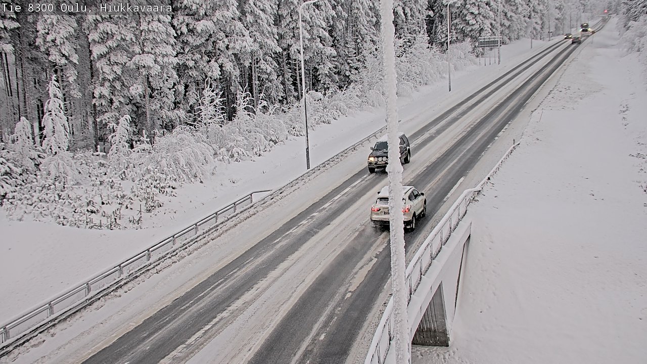 Kelikamerat Kuva tie 8300 Oulu Hiukkavaara, Oulu, Pohjois-Pohjanmaa