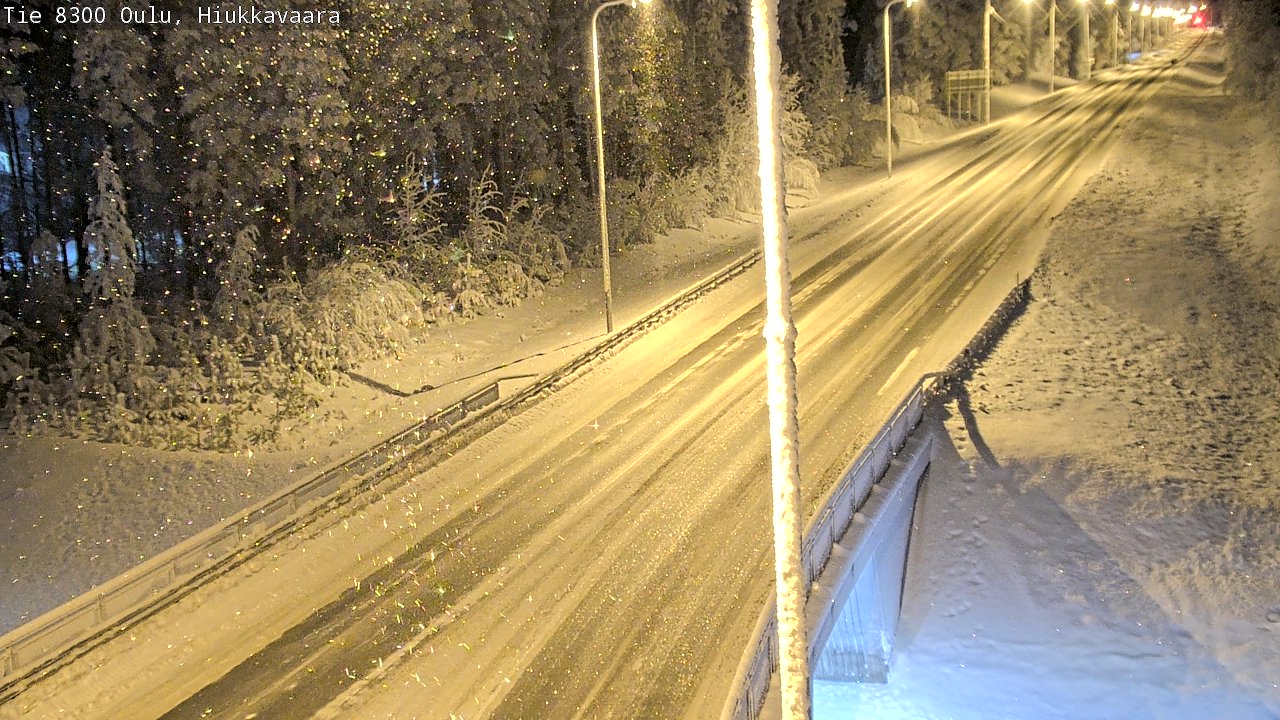Kelikamerat Kuva tie 8300 Oulu Hiukkavaara, Oulu, Pohjois-Pohjanmaa