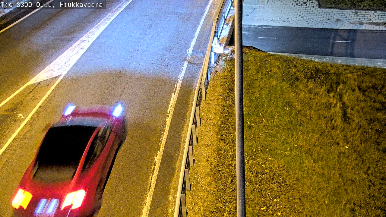 Kelikamerat Kuva tie 8300 Oulu Hiukkavaara, Oulu, Pohjois-Pohjanmaa