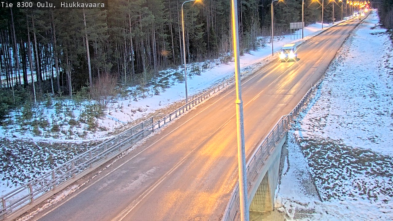 Kelikamerat Kuva tie 8300 Oulu Hiukkavaara, Oulu, Pohjois-Pohjanmaa