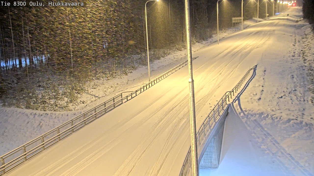 Kelikamerat Kuva tie 8300 Oulu Hiukkavaara, Oulu, Pohjois-Pohjanmaa