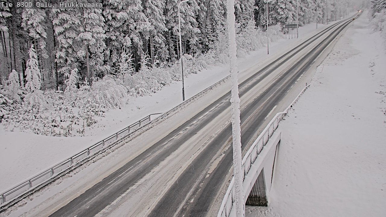Kelikamerat Kuva tie 8300 Oulu Hiukkavaara, Oulu, Pohjois-Pohjanmaa