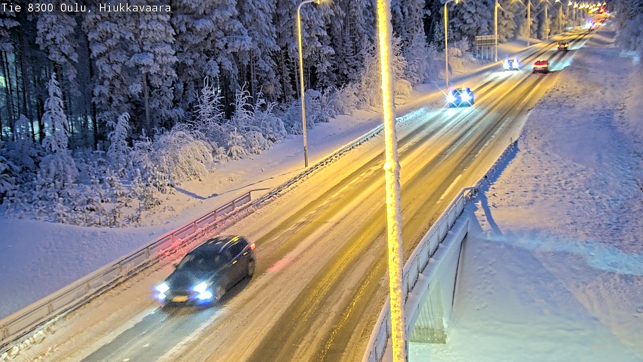Kelikamerat Kuva tie 8300 Oulu Hiukkavaara, Oulu, Pohjois-Pohjanmaa