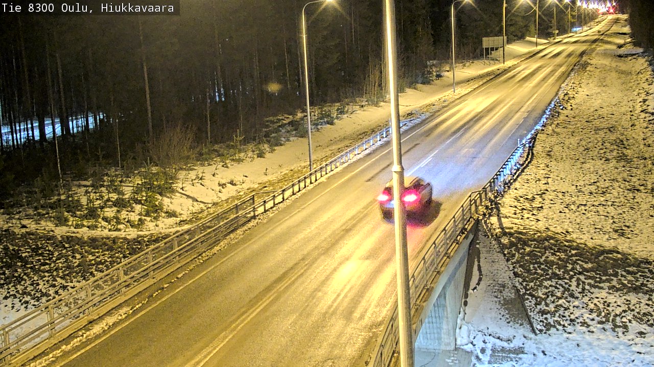 Kelikamerat Kuva tie 8300 Oulu Hiukkavaara, Oulu, Pohjois-Pohjanmaa