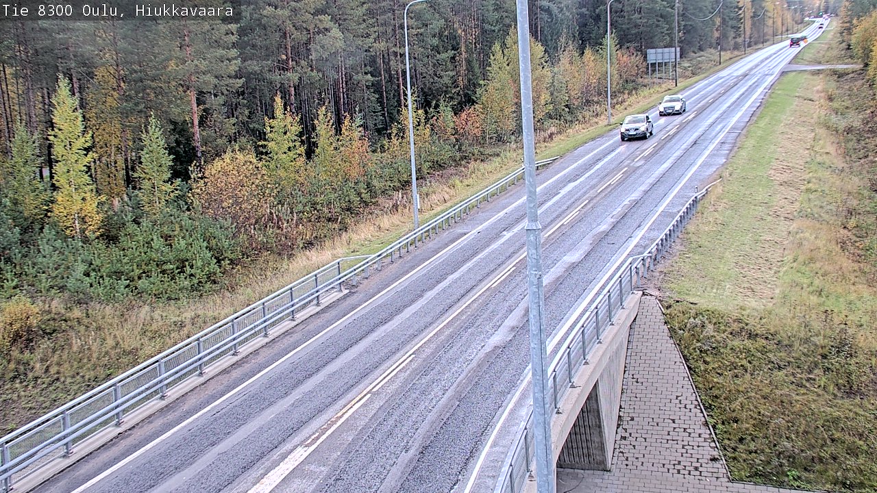 Weather Camera Image road 8300 Oulu Hiukkavaara, Oulu, Pohjois-Pohjanmaa