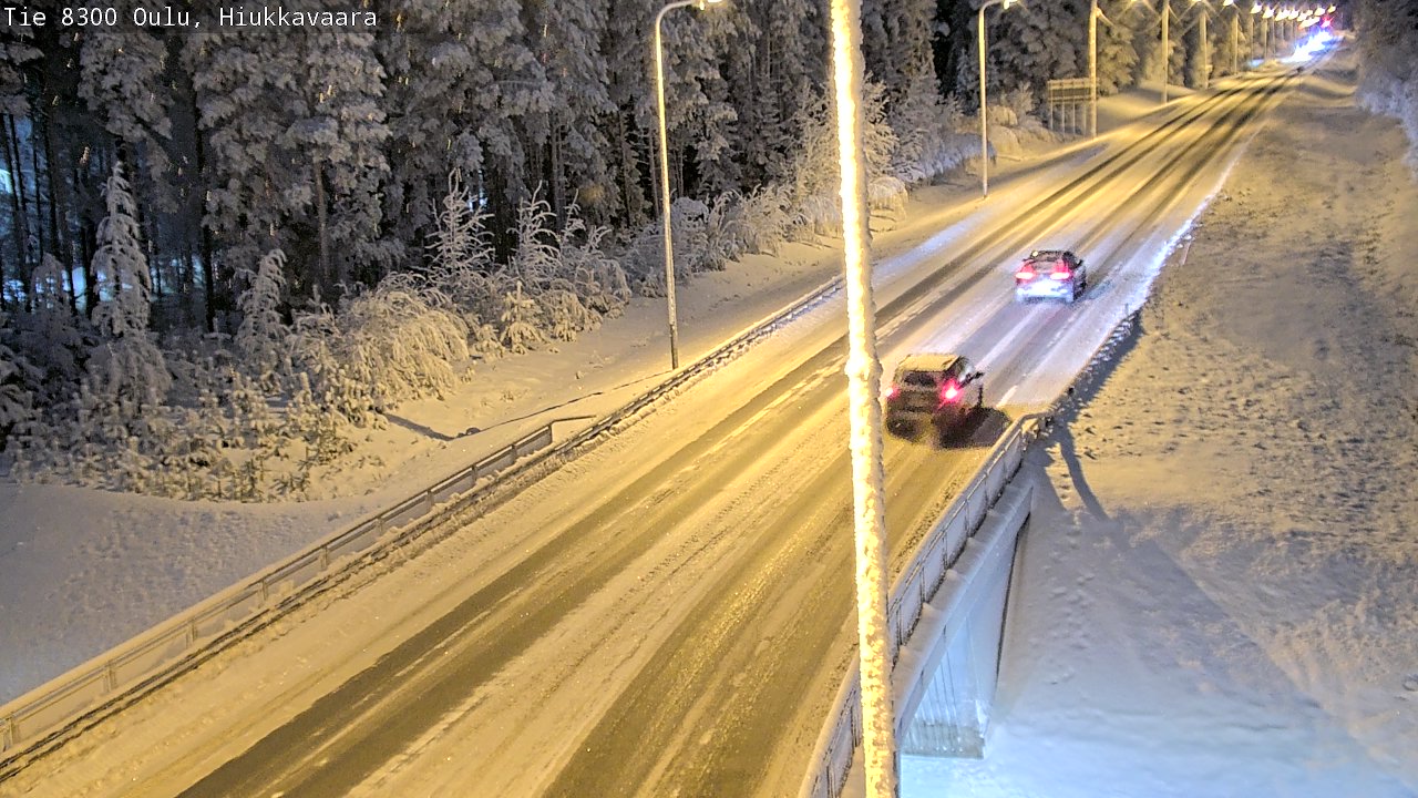 Kelikamerat Kuva tie 8300 Oulu Hiukkavaara, Oulu, Pohjois-Pohjanmaa