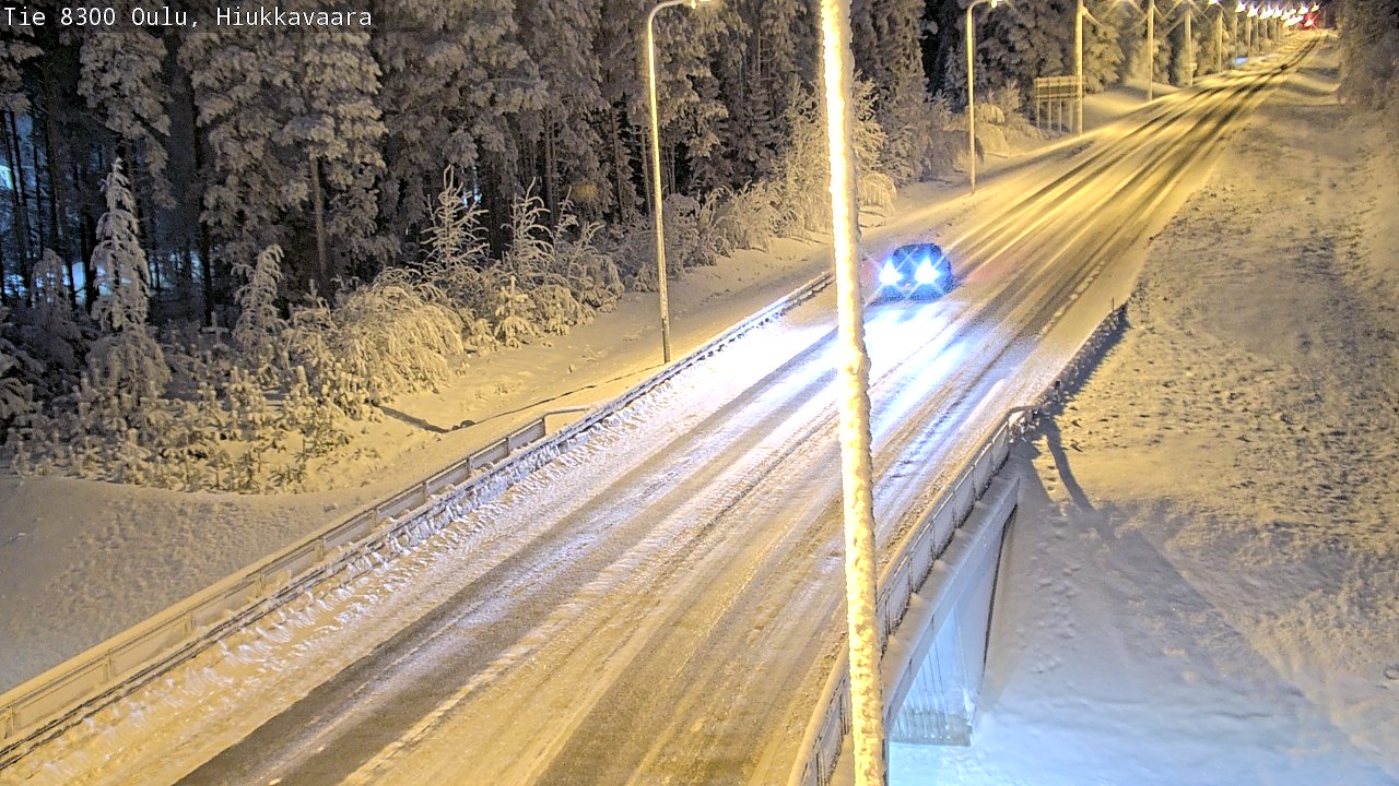 Kelikamerat Kuva tie 8300 Oulu Hiukkavaara, Oulu, Pohjois-Pohjanmaa