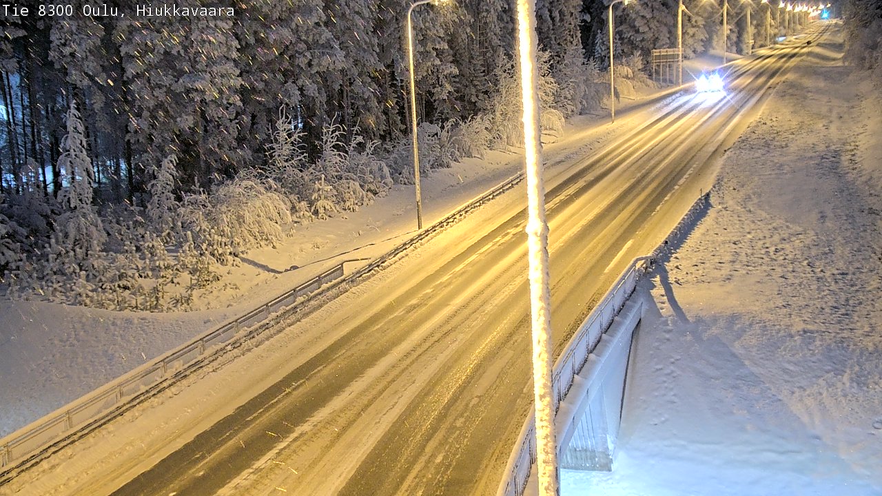 Kelikamerat Kuva tie 8300 Oulu Hiukkavaara, Oulu, Pohjois-Pohjanmaa