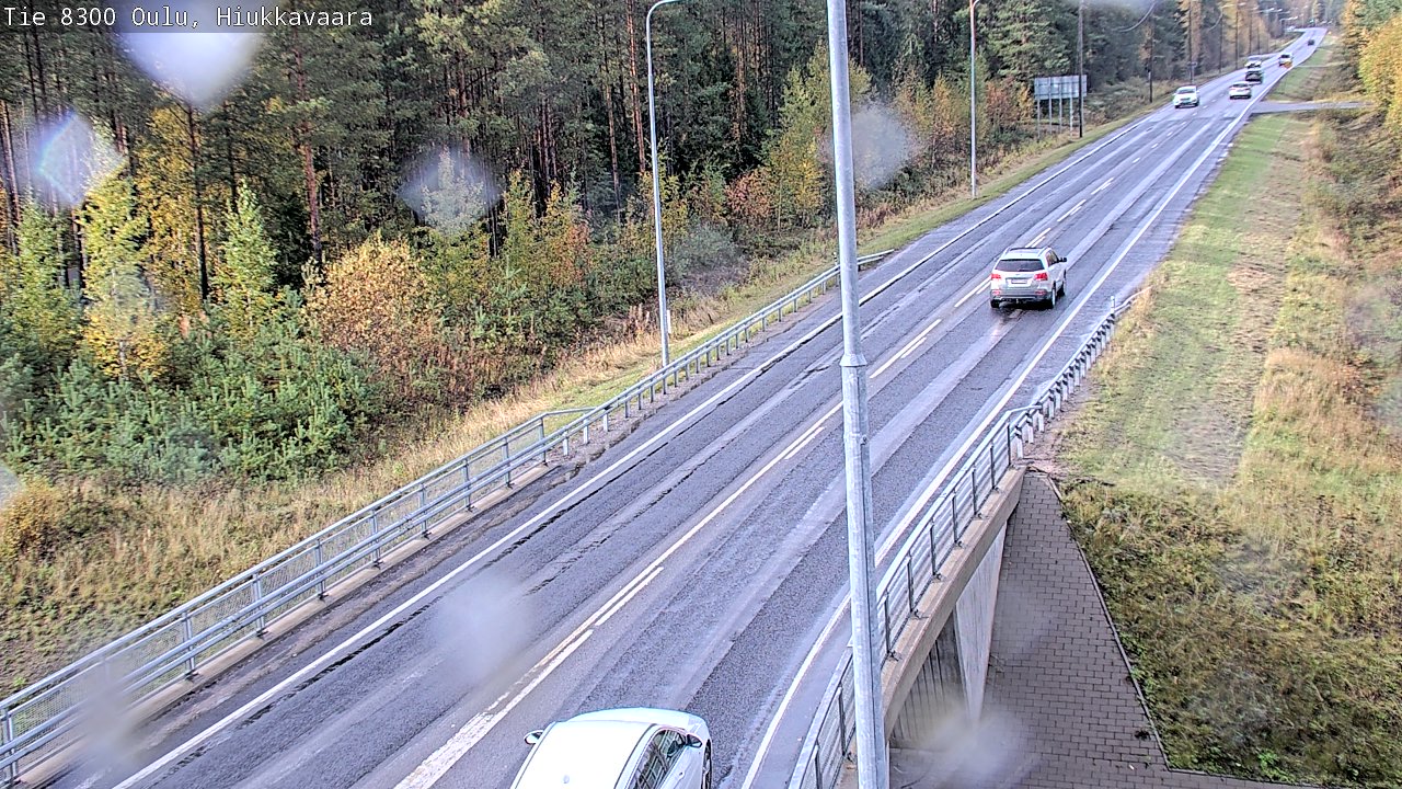 Weather Camera Image road 8300 Oulu Hiukkavaara, Oulu, Pohjois-Pohjanmaa