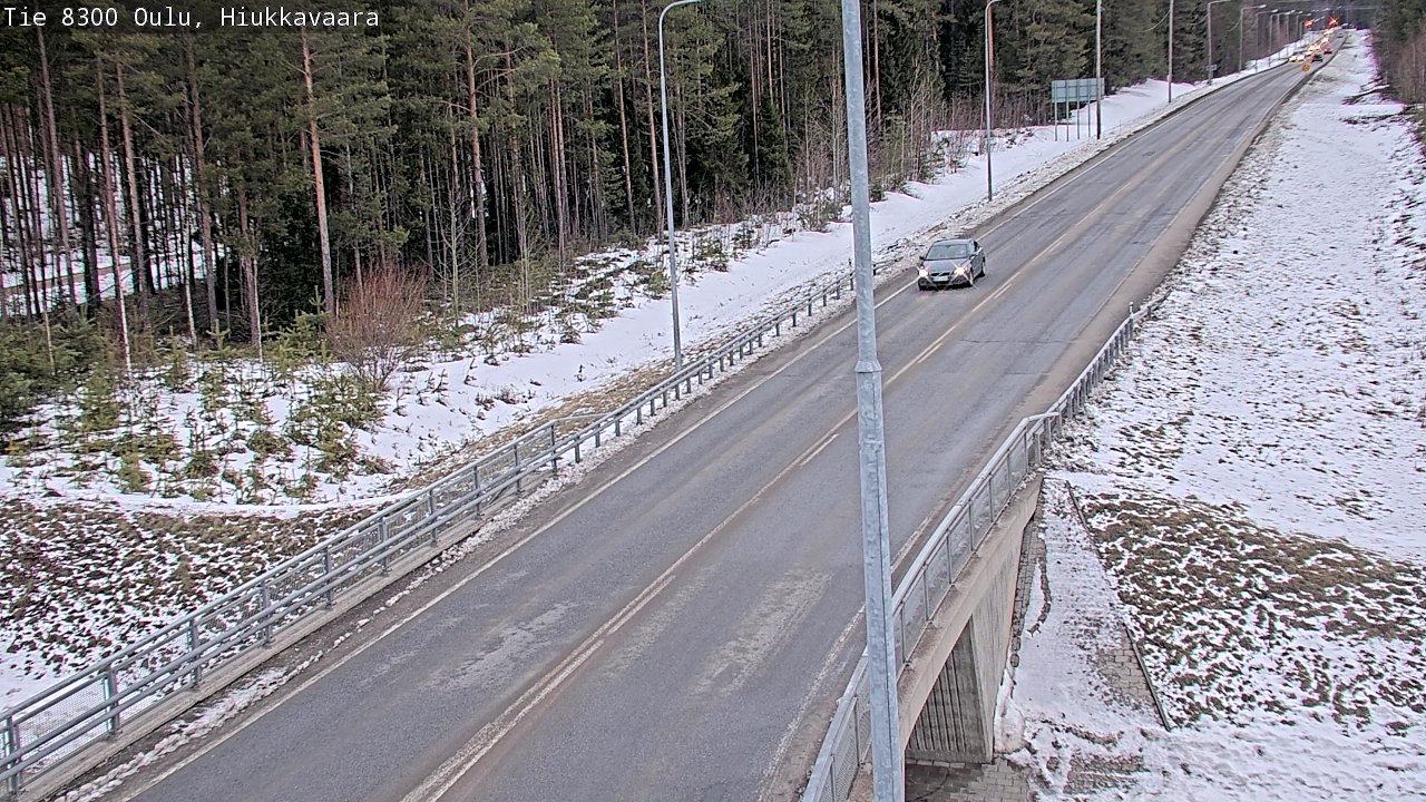 Kelikamerat Kuva tie 8300 Oulu Hiukkavaara, Oulu, Pohjois-Pohjanmaa