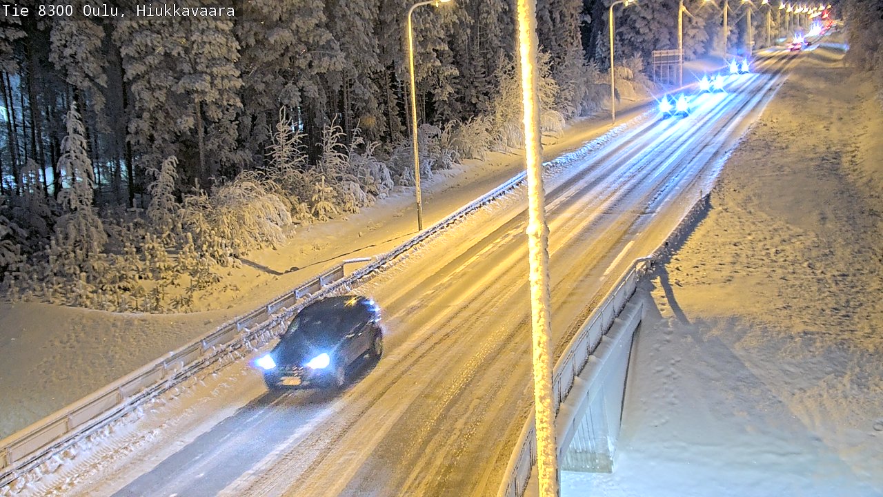 Kelikamerat Kuva tie 8300 Oulu Hiukkavaara, Oulu, Pohjois-Pohjanmaa