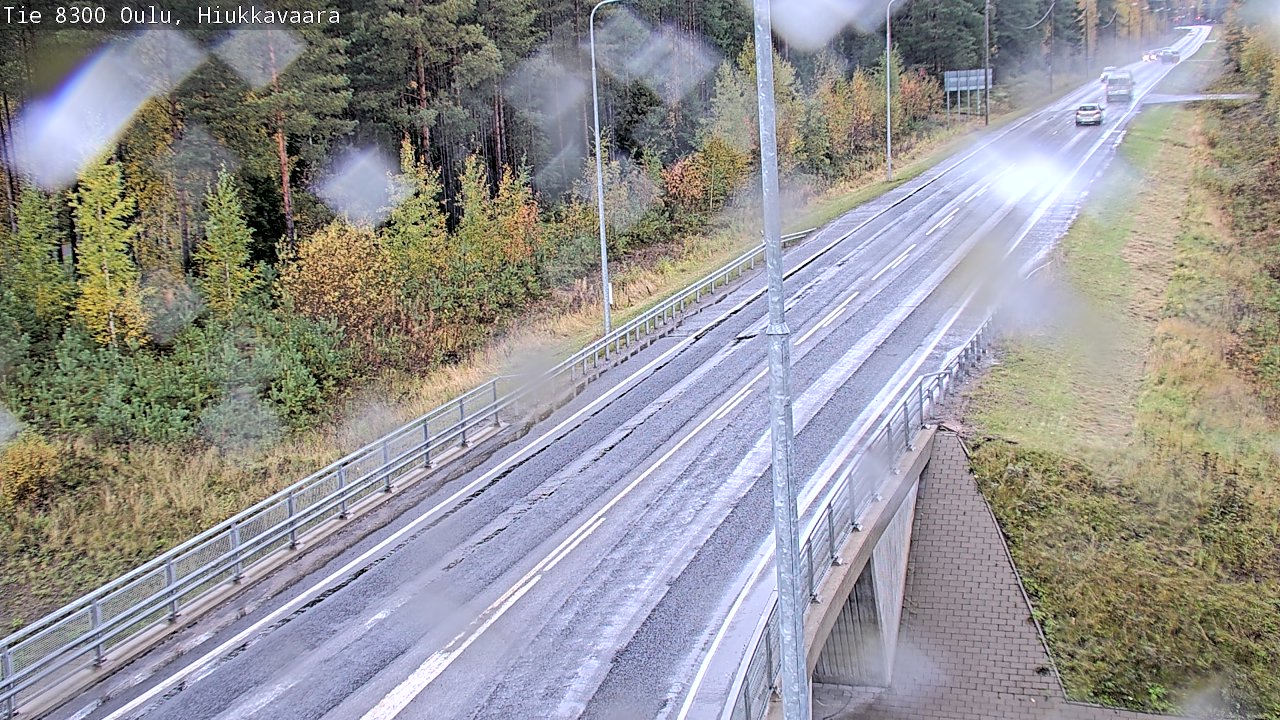 Weather Camera Image road 8300 Oulu Hiukkavaara, Oulu, Pohjois-Pohjanmaa