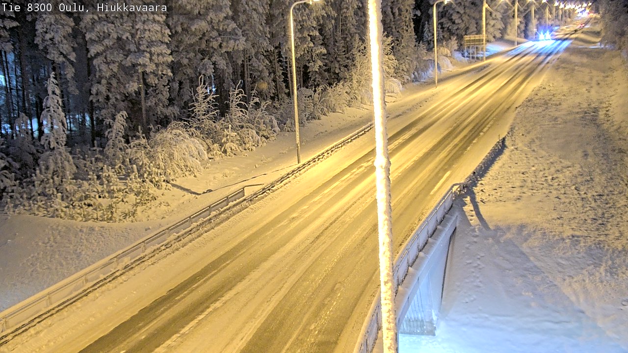 Kelikamerat Kuva tie 8300 Oulu Hiukkavaara, Oulu, Pohjois-Pohjanmaa