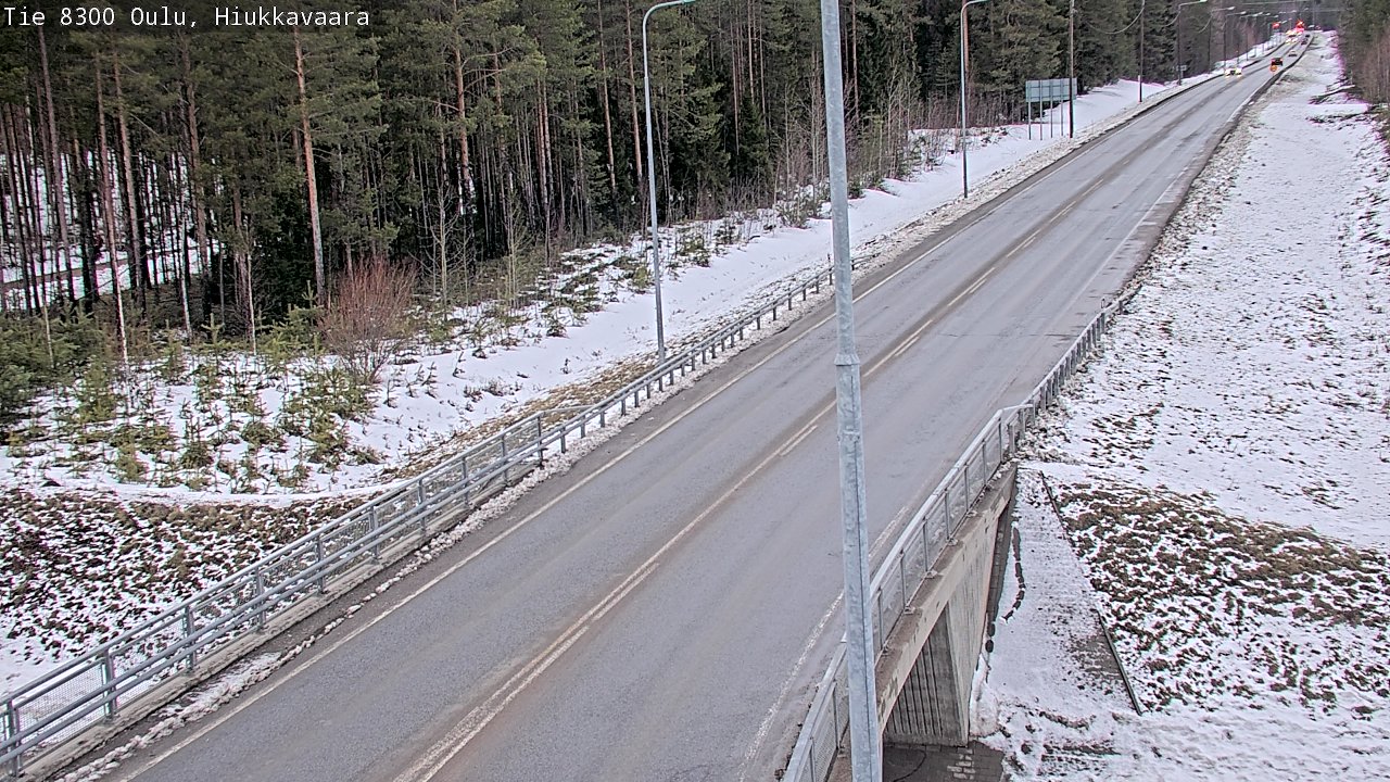 Kelikamerat Kuva tie 8300 Oulu Hiukkavaara, Oulu, Pohjois-Pohjanmaa