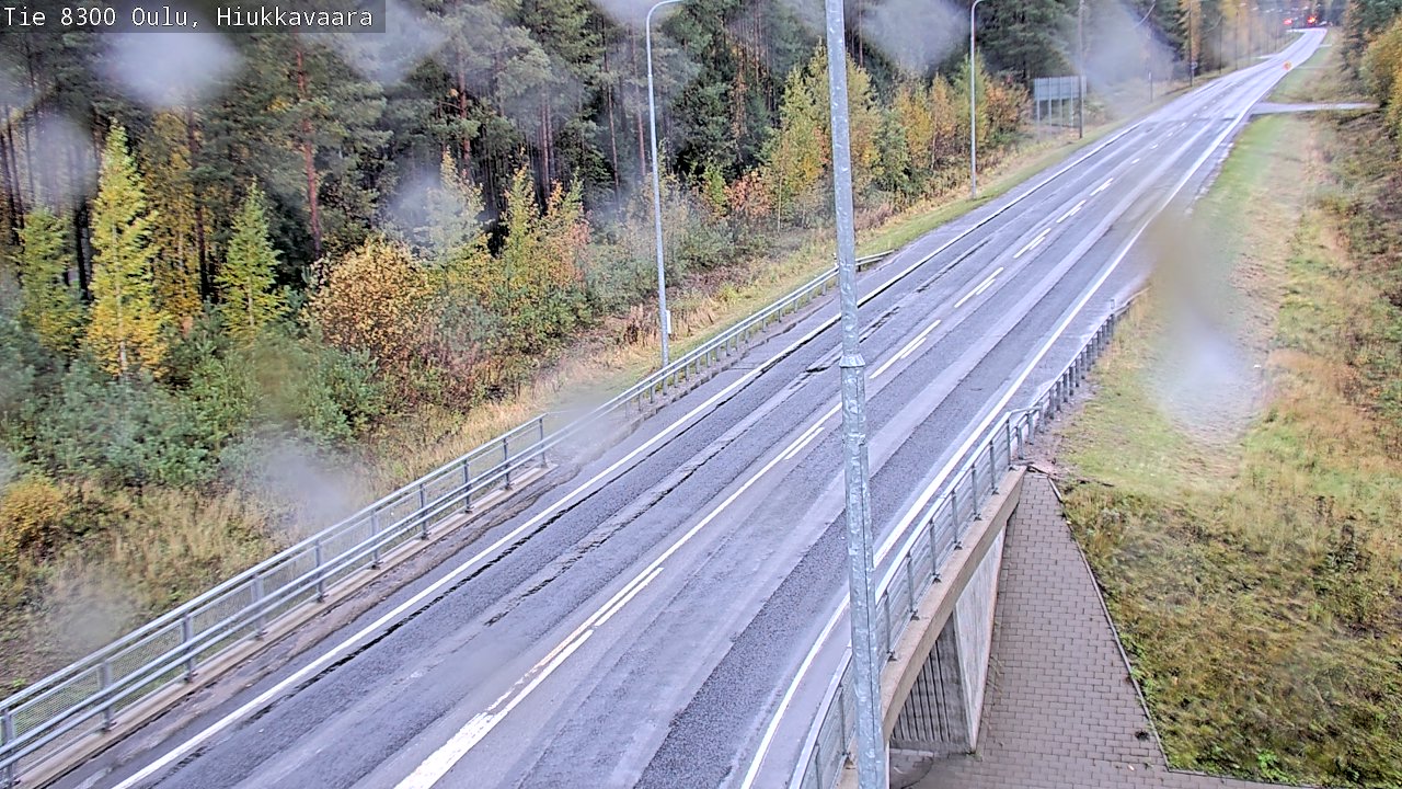 Weather Camera Image road 8300 Oulu Hiukkavaara, Oulu, Pohjois-Pohjanmaa