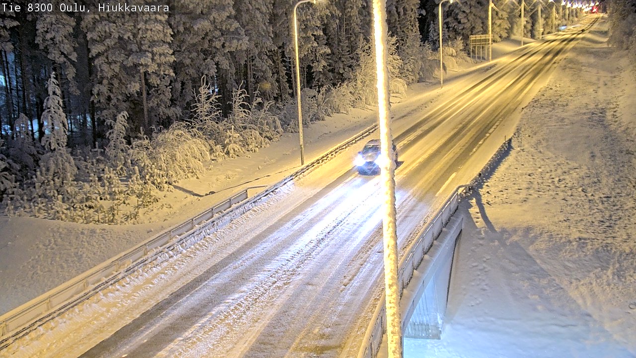 Kelikamerat Kuva tie 8300 Oulu Hiukkavaara, Oulu, Pohjois-Pohjanmaa