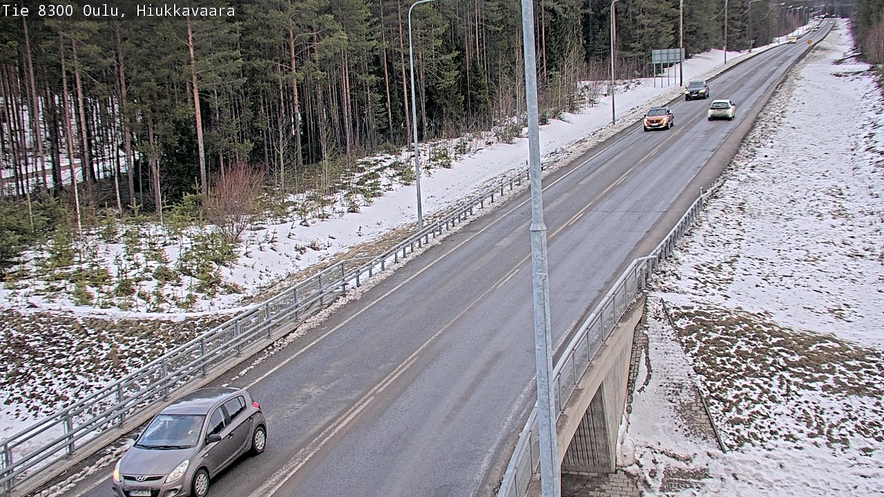 Kelikamerat Kuva tie 8300 Oulu Hiukkavaara, Oulu, Pohjois-Pohjanmaa