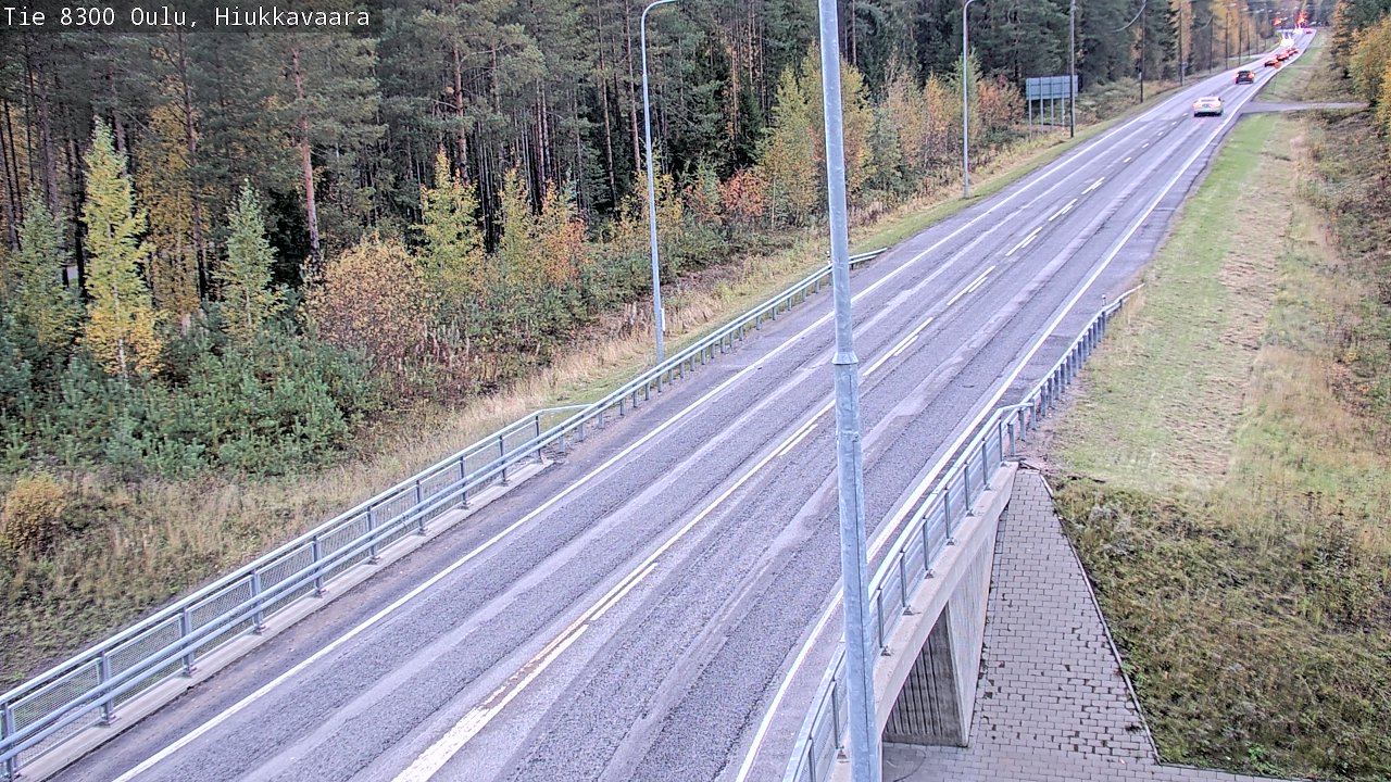 Weather Camera Image road 8300 Oulu Hiukkavaara, Oulu, Pohjois-Pohjanmaa