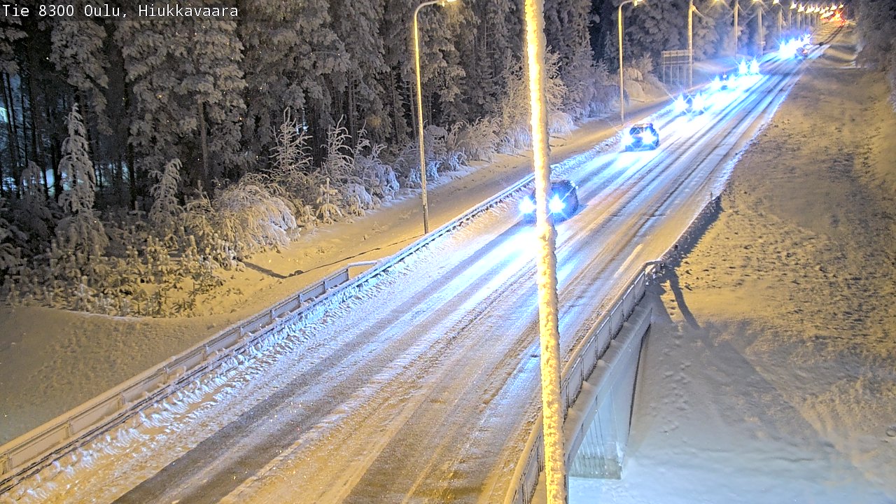 Kelikamerat Kuva tie 8300 Oulu Hiukkavaara, Oulu, Pohjois-Pohjanmaa