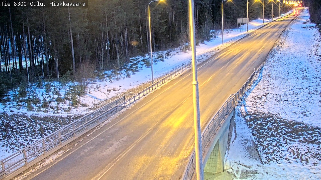 Kelikamerat Kuva tie 8300 Oulu Hiukkavaara, Oulu, Pohjois-Pohjanmaa