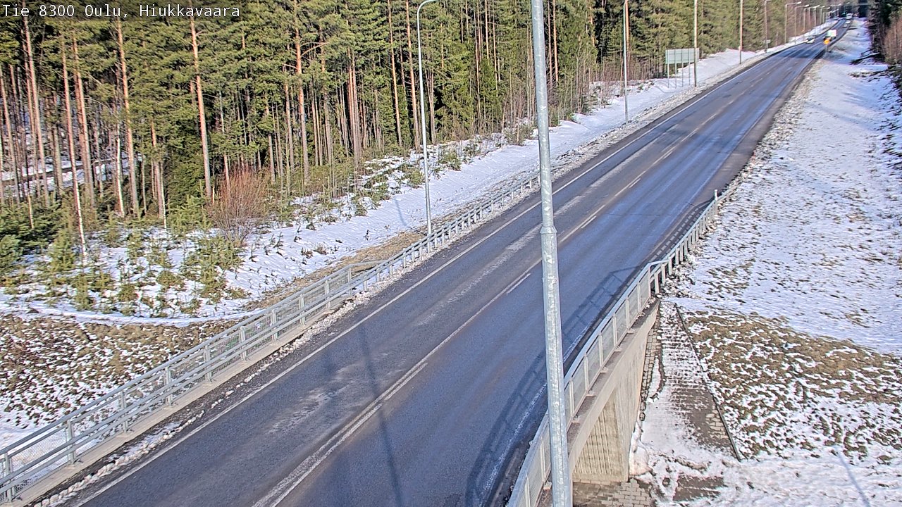 Kelikamerat Kuva tie 8300 Oulu Hiukkavaara, Oulu, Pohjois-Pohjanmaa