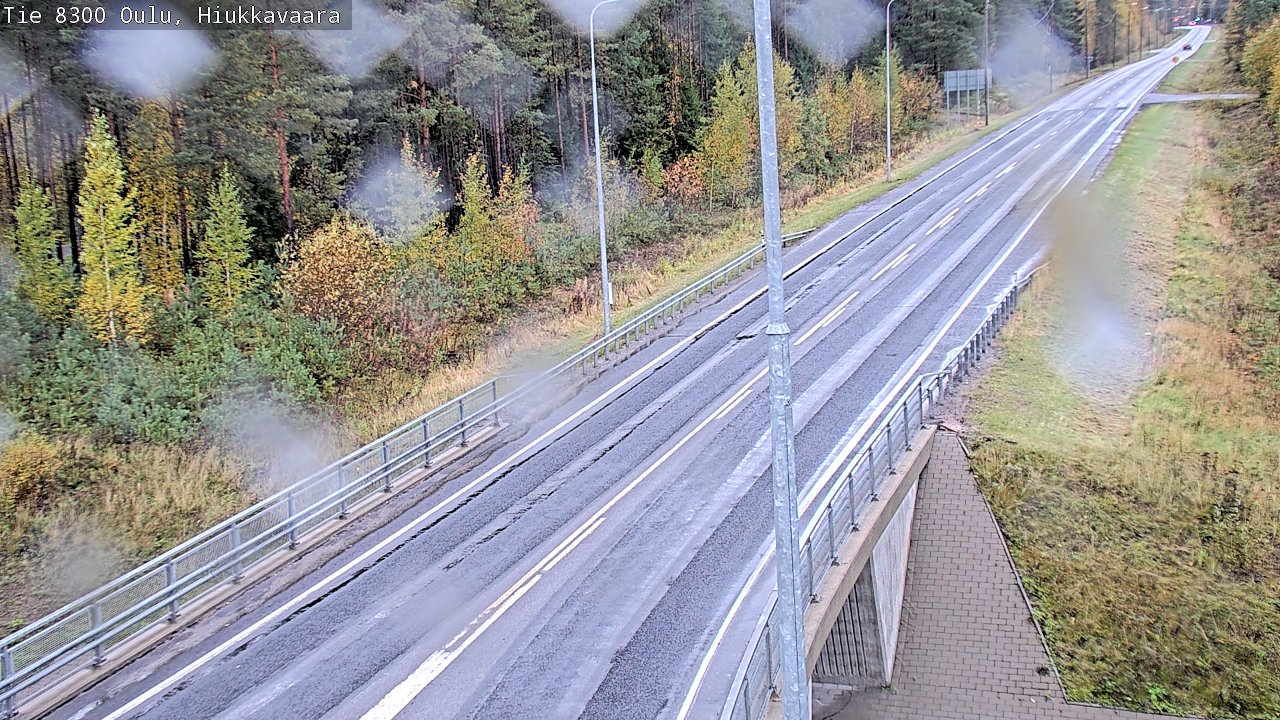 Weather Camera Image road 8300 Oulu Hiukkavaara, Oulu, Pohjois-Pohjanmaa