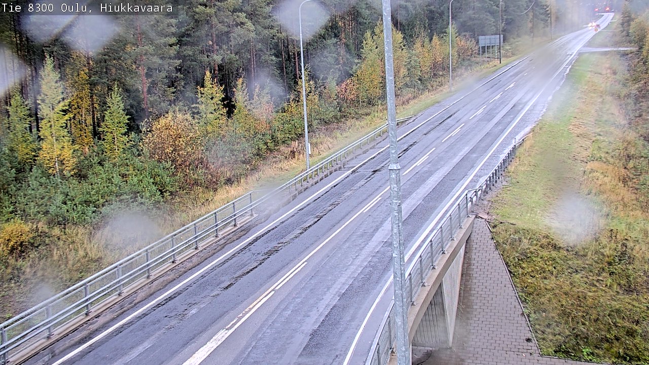 Weather Camera Image road 8300 Oulu Hiukkavaara, Oulu, Pohjois-Pohjanmaa