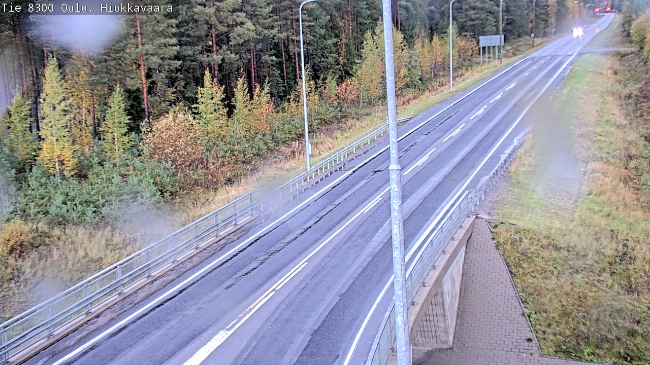 Weather Camera Image road 8300 Oulu Hiukkavaara, Oulu, Pohjois-Pohjanmaa