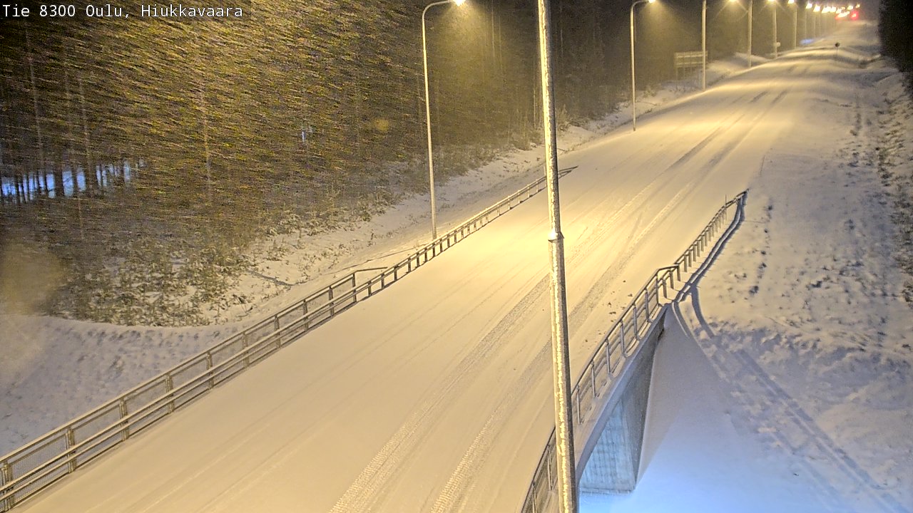 Kelikamerat Kuva tie 8300 Oulu Hiukkavaara, Oulu, Pohjois-Pohjanmaa