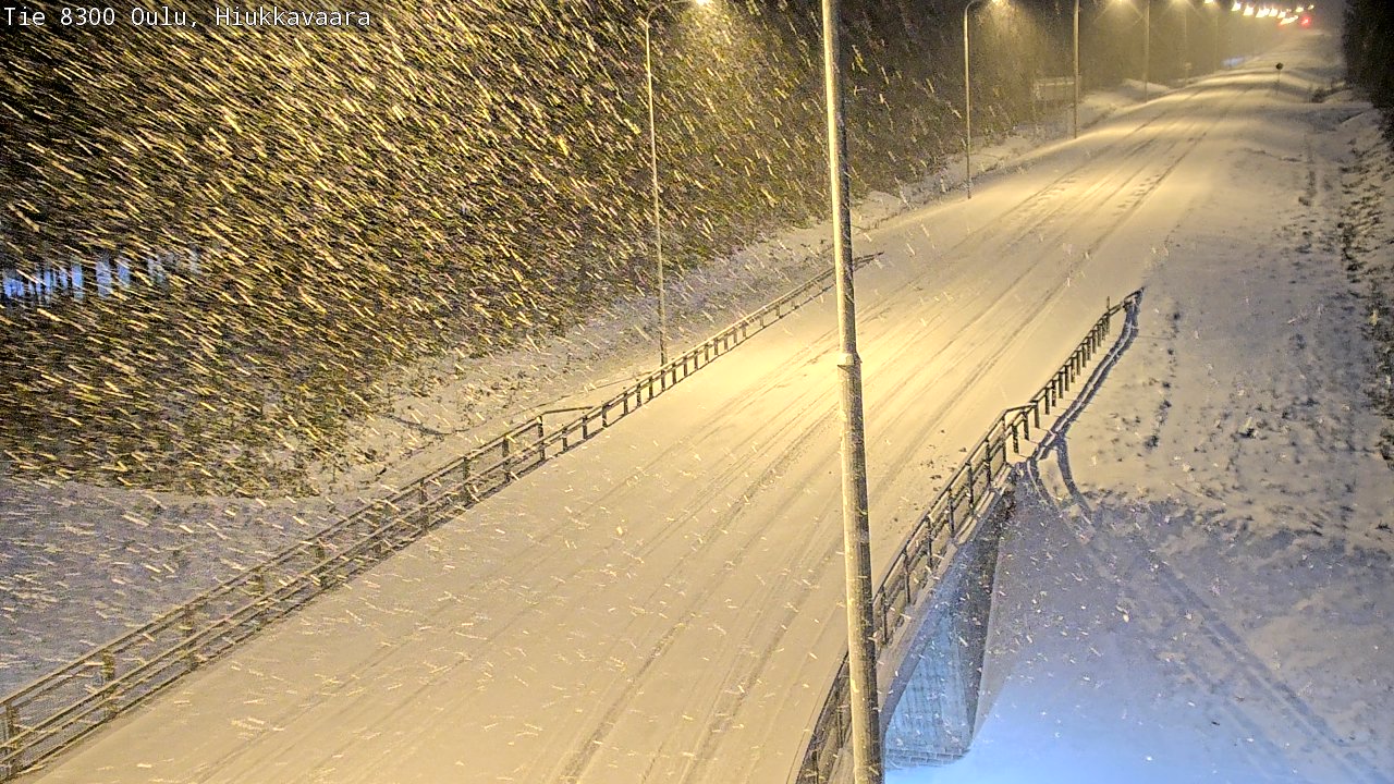 Kelikamerat Kuva tie 8300 Oulu Hiukkavaara, Oulu, Pohjois-Pohjanmaa