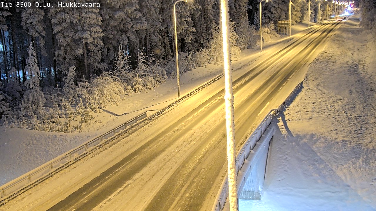 Kelikamerat Kuva tie 8300 Oulu Hiukkavaara, Oulu, Pohjois-Pohjanmaa