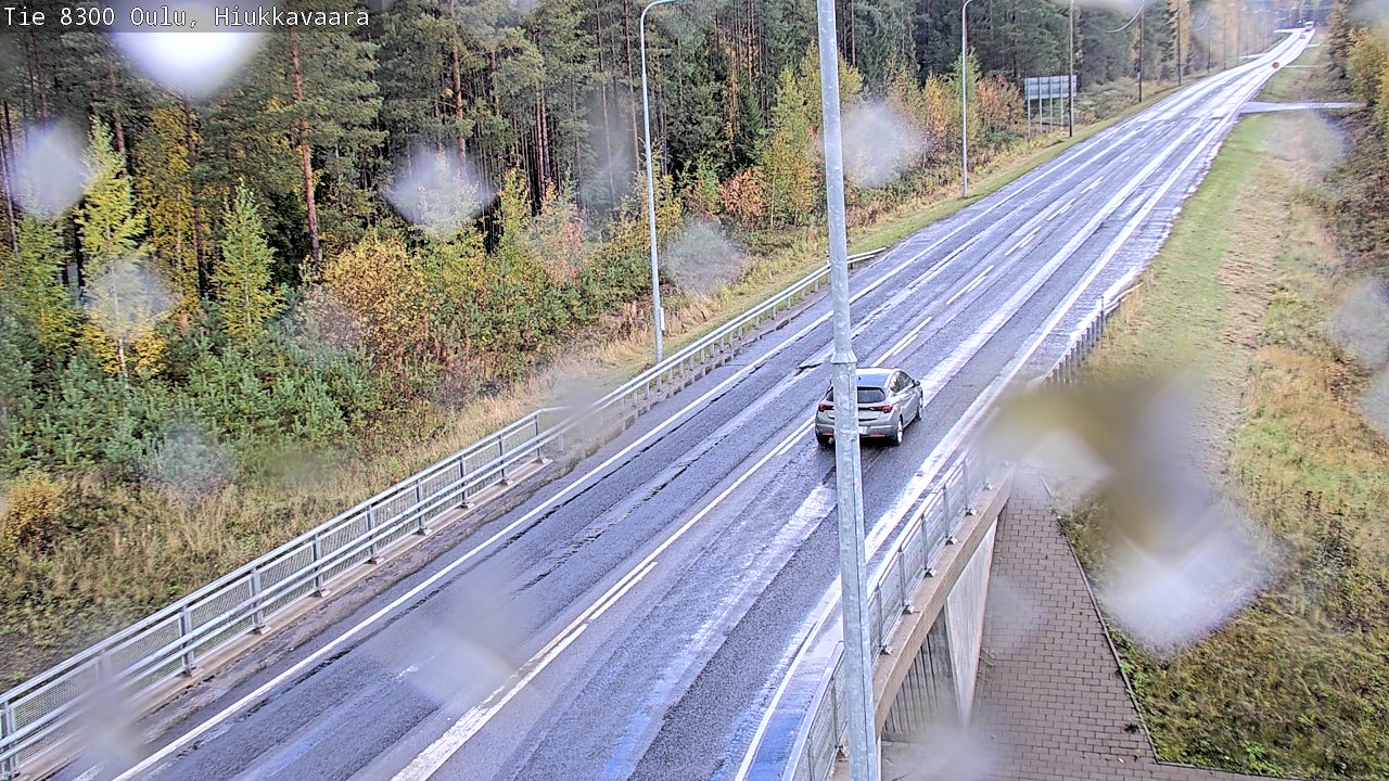 Weather Camera Image road 8300 Oulu Hiukkavaara, Oulu, Pohjois-Pohjanmaa