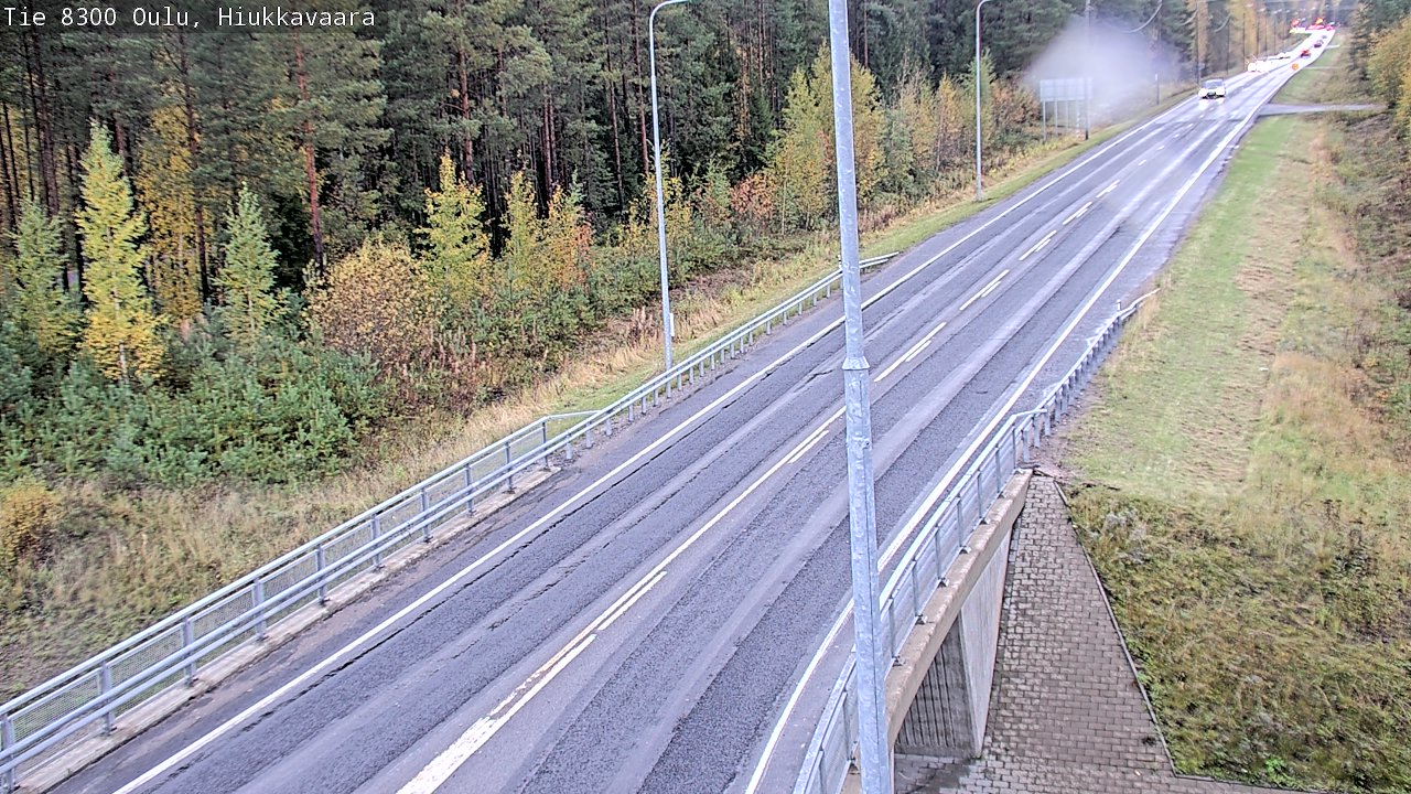 Weather Camera Image road 8300 Oulu Hiukkavaara, Oulu, Pohjois-Pohjanmaa