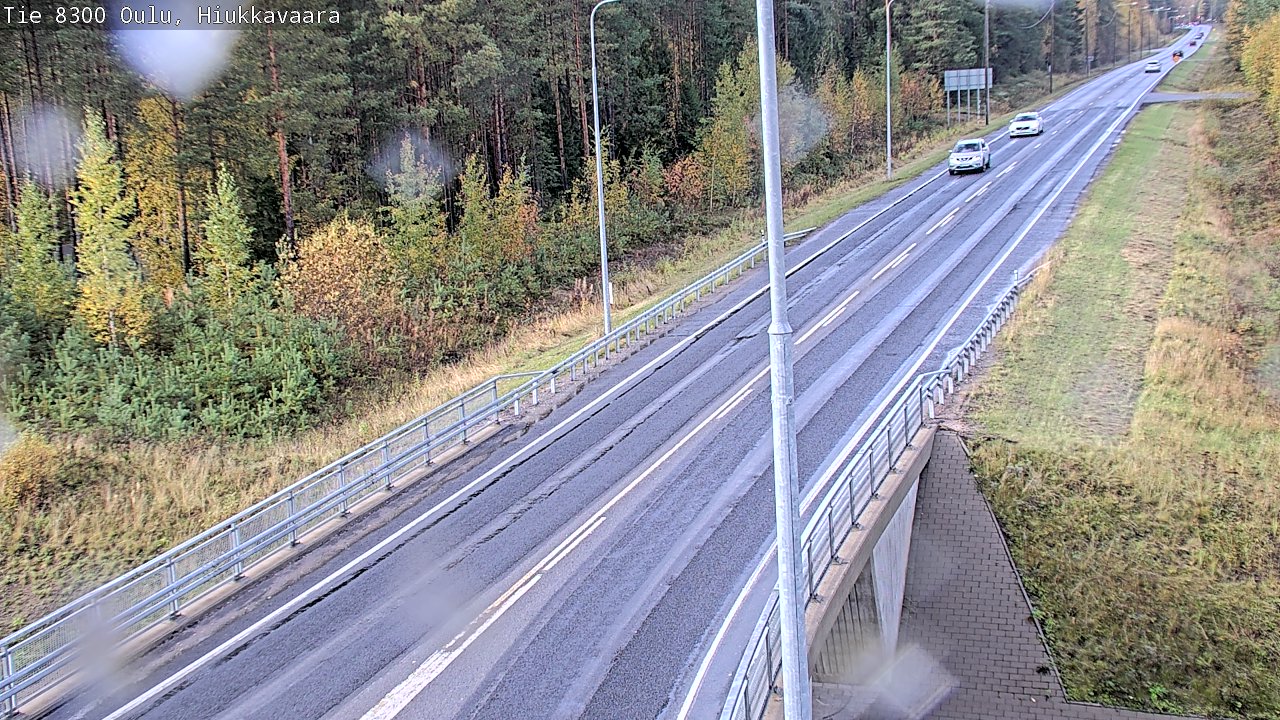 Weather Camera Image road 8300 Oulu Hiukkavaara, Oulu, Pohjois-Pohjanmaa